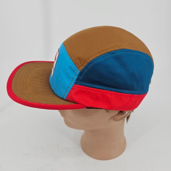 The Hut Medical Team Big Ski Montana Colorblock Flat Brim Hat Cap OS Gorp Cabin - Picture 2 of 6